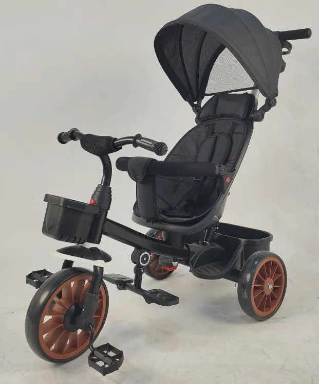 Quyoshdan himoyalangan pedalli pedalli bolalar velosipedi